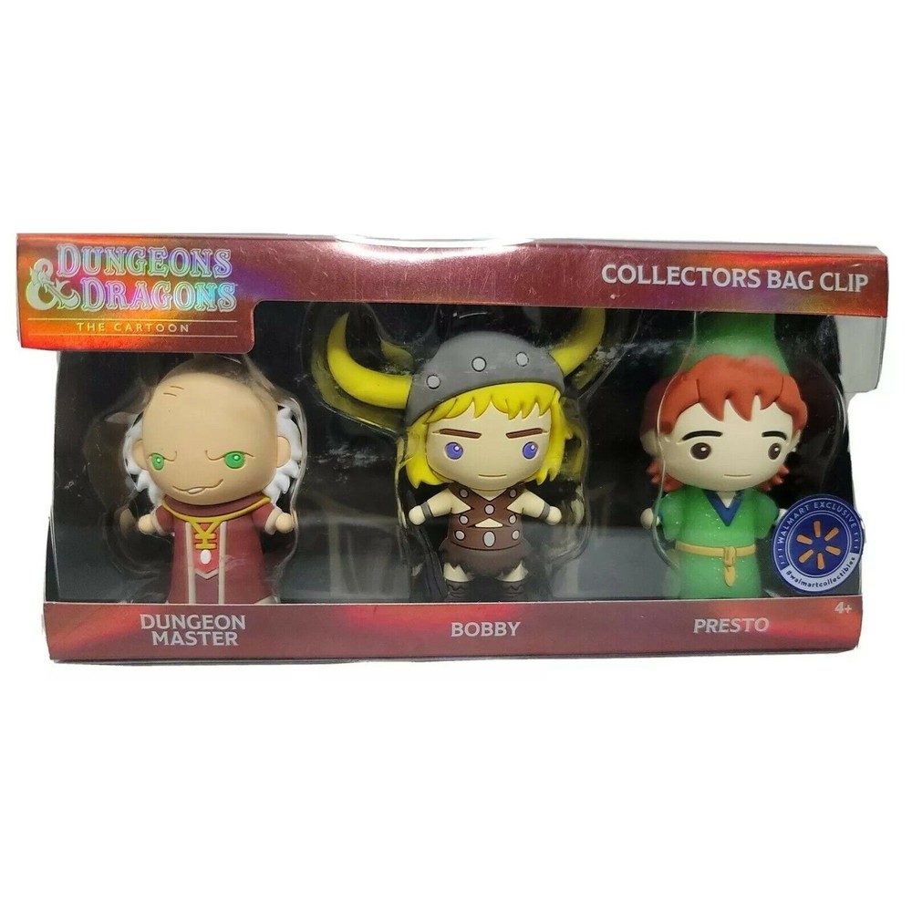 D&D Backpack Bag Clip Set Walmart Exclusive PRESTO BOBBY DUNGEON MASTER New